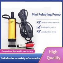 40W Aluminum Alloy Electric Micro Refueling Pump 12V24V DC Oil Pump Portable Submersible Pump