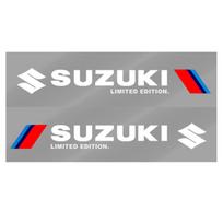 2 vnt. Automobilio kėbulo dekoravimo lipdukai Durų personalizuoti sportiški lipdukai Suzuki Jimny GW250 Samurai Vitara Swift Baleno SX4 Ignis Alto Splash Swace balta