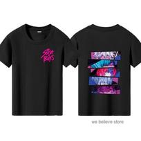 Kpop Demon Hunters Children's T Shirt Short Sleeve Saja Boys Kdis T-shirt Cute Kpop Demon Hunters Harajuku Tshirt for Boys Girls 100cm