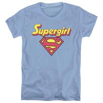 DC Comics Im a Supergirl Womens T Shirt Carolina Blue Officially Licensed 2XL
