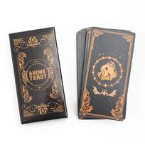 Anime Tarot 78pcs Fortune Telling Card Game English Version 10.3*6cm Vision Board for Entertainment