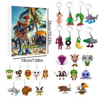24PCS Italian Brainrot Tung Sahur Figure Blind Box Tralalero Figures Keychain Earrings Pendant Funny Game Collectibles Gift