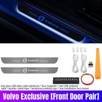 Brand New USB Power Moving LED Well Come Pedal Car Scuff Plate Door Sill Lights For Volvo XC90 V90 V60 XC60 V40 S80 S60 S90 C40