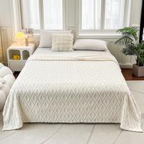 OEING Coral Fleece Jacquard Blanket 200x230cm