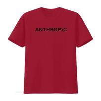 Anthropic AI Marškinėliai Šaunūs Minimalistiniai Dirbtinio Intelekto Technologijos vintage Skalbti Kvėpuojantys Šiek tiek Universalūs Streetwear S