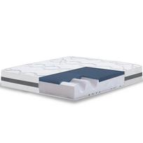 The White Stone Memory Foam Mattress Aukštis 22 cm | Hipoalerginis ir kvėpuojantis audinys | Savaime prisitaikančios ortopedinės savybės 75 x 150 cm balta