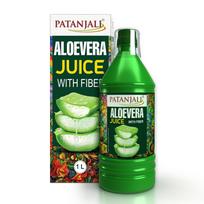 Patanjali Aloe Vera Juice With Fiber 1 L Natural Digestive Wellness Drink For Skin Glow Hair Care And Daily Nutrition Support