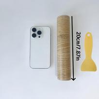 1Pc 5m/196.85in Wood Grain Self-adhesive Door Frame Edge Banding And  Repair Tape, Used To Conceal Damaged And Refurbished 5mx20cm