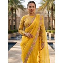 New Launch – Party Wear Soft Chiffon Silk Saree