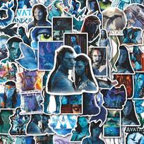 65Pcs Avatar 3 Fire And Ash Movie Stickers Pvc Decals Toy Sets Diy Decoration Waterproof Skateboard Luggage Phone Fridge Car Gifts