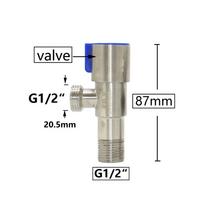 1/2  Thread Tap Water Connector Valve Hose Splitter Faucet Fitting Home Kitchen Bathroom Water Hose Adapter