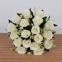 18 Heads Real Happy Flower Mini 10 Colors Natural Simulated Rose Photography Photo Gift Rose Flowers Decorative Home Decorative