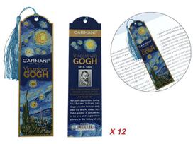 Zestaw 12 Zakładek Do Książki Carmani Van Gogh Gwiaździsta Noc Akcesoria