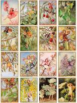 16Pcs/Pack Vintage Retro Garden Elf Fairy Sticker DIY Craft Scrapbooking Album Junk Journal Decorative Stickers