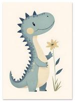 Plakatas vaikui dinozauras 21x29,7 cm A4