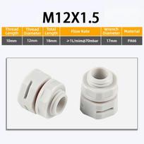 New IP68 Waterproof Vent Plug M12x1.5 Nylon Air Vent Breather Valve