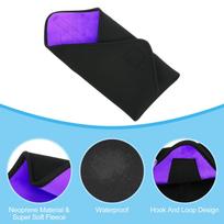Folding Photography Camera Protective Wrap Lens Soft Wrap Cloth with Thick Protective Neoprene Lens Pouch Bag with Hook and Loop