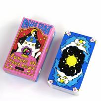 Tarot Card Deck Featuring Cat Illustration with Fortune Telling Theme for Entertainment and Collecting Use One Size