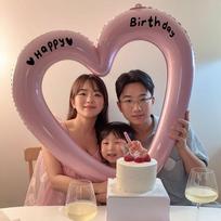 Oversized Heart Frame Balloon Photography Accessory for Birthday Baby Showers Anniversary Wedding Backdrops Decoration