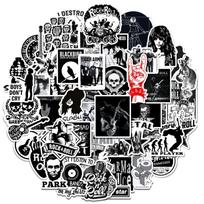 50 Rock Series Metal Rock Stickers, Rock Graffiti Stickers, Luggage Guitar Stickers
