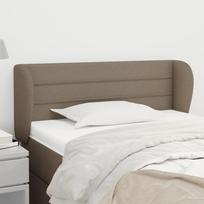Vidaxl Zagłówek Uszak, Taupe, 103X23X78/88 Cm, Tkanina