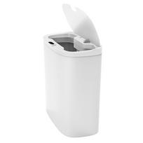 Automatic Sensor Narrow Waste Bin Large Capacity Narrow Seam Storage Bucket with Lid Multifunction Bathrom Accessories