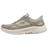Skechers Go Walk 8 Comfortable Soft Lightweight Low Top Walking Shoes Women sneaker Gray Brown 125930-TPBL 37