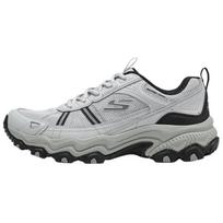 Skechers Outdoor Comfortable Durable Breathable Rebound Low-Top Hiking Shoes Men sneaker Gray Black 237830-GYBK 43