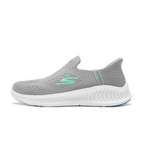 Skechers Go Walk Fabric Fashionable Breathable Lightweight Low Top Casual Shoes Women sneaker Gray 125642-GYAQ 38