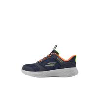 Skechers Kids Boys Comfortable Versatile Daily Low-Top Casual Shoes Kids sneaker Navy-Blue 403899L-NVOR 28.5