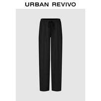 UR Women's Elegant Drawstring Wide-Leg Pants XS