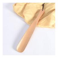 Solid Wood Thick Handle Shoehorn - Ergonomic Design, Hotel Gift