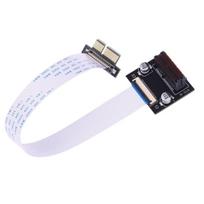 Chenyang PCI-E X1 Extension Adapter PCI Express X1 Low Profile Angled Riser Card Extender Relocation Adapter