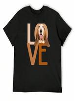 Basset Hound Love T-Shirt Louboutins Vintage Clothes Anime Shirt Anime T Shirts Fruit Of The Loom unisex T Shirts S