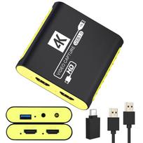 SUDTREEV Capture Card for Switch 2, USB 3.0, 1080P 60FPS, 4K Passthrough, Low Latency, HDMI Capture, MacWindows Compatible, for Game Streaming and
