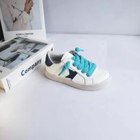 2819 Kids' White Star Shoes: Korean-Style Pearl Design, Soft Sole Single Shoes for Girls and Boys 16 (12cm) žalia