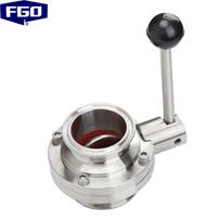 FGO Stainless Steel Quick-Install Butterfly Valve DN76