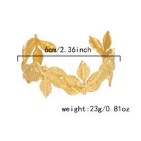 Chunky Gold Stainless Steel Wide Cuff Bracelet for Women Vintage Stamped Sun Coin Tribal Boho Bangle Waterproof Vacation Jewelry