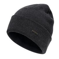 JEEP Unisex Wool Blend Warm Knitted Beanie Hat One Size tamsiai pilka spalva
