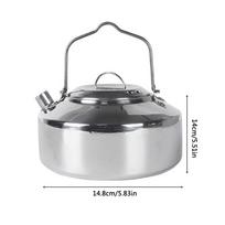 Camping Cookware Kit Kettle Pot Pan Cookset Portable Foldable Lightweight Utensils Aluminum Picnic Tableware BBQ Hiking Travel