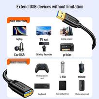 SAMZHE USB 3.0 Male to Female Extension Cable