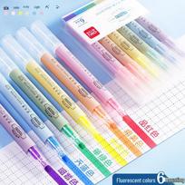 Deli 6-Color Thick Tip Highlighter Set