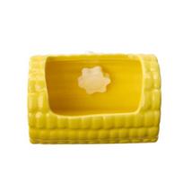 Bite Resistant Pet Feeding Bowl Corn Shape Rabbit Water Bowl Hamster Feeding Dish  Pet Home