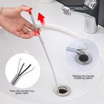 23 Inch Drain Snake Spring Tube Unblock Tool Bathroom Sewer Dredge Anti Clogging Tool Kitchen Sink Cleaning Hook Plumbing Agent