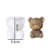 3d Ice Cube Maker Little Teddy Bear Shape Chocolate Cake Mould Tray Ice Cream Diy Tool Whiskey Wine Cocktail Silicone Mold Bear-01