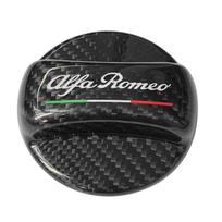 2026 Hot Alfa Romeo Car Carbon Fibrer Fuel Tank Cap Protection Cover Sticker Interior Accessorie For Alfa Romeo 4C 159 166 Giuli