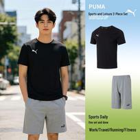 PUMA Men's Short Sleeve & Shorts Sportswear Set M