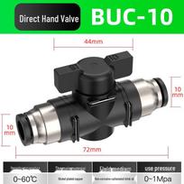 BUC Pneumatic Quick-Connect Manual Air Valve