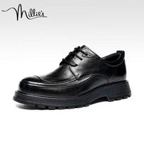 Millies Men's Genuine Leather Slip-On Casual Business Shoes U1355 42