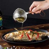 MAXCOOK 304 Stainless Steel Mini Saucepan with Wood Handle